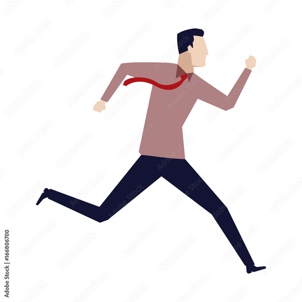 businessman running energetic dynamic concept businessman running energetic dynamic concept