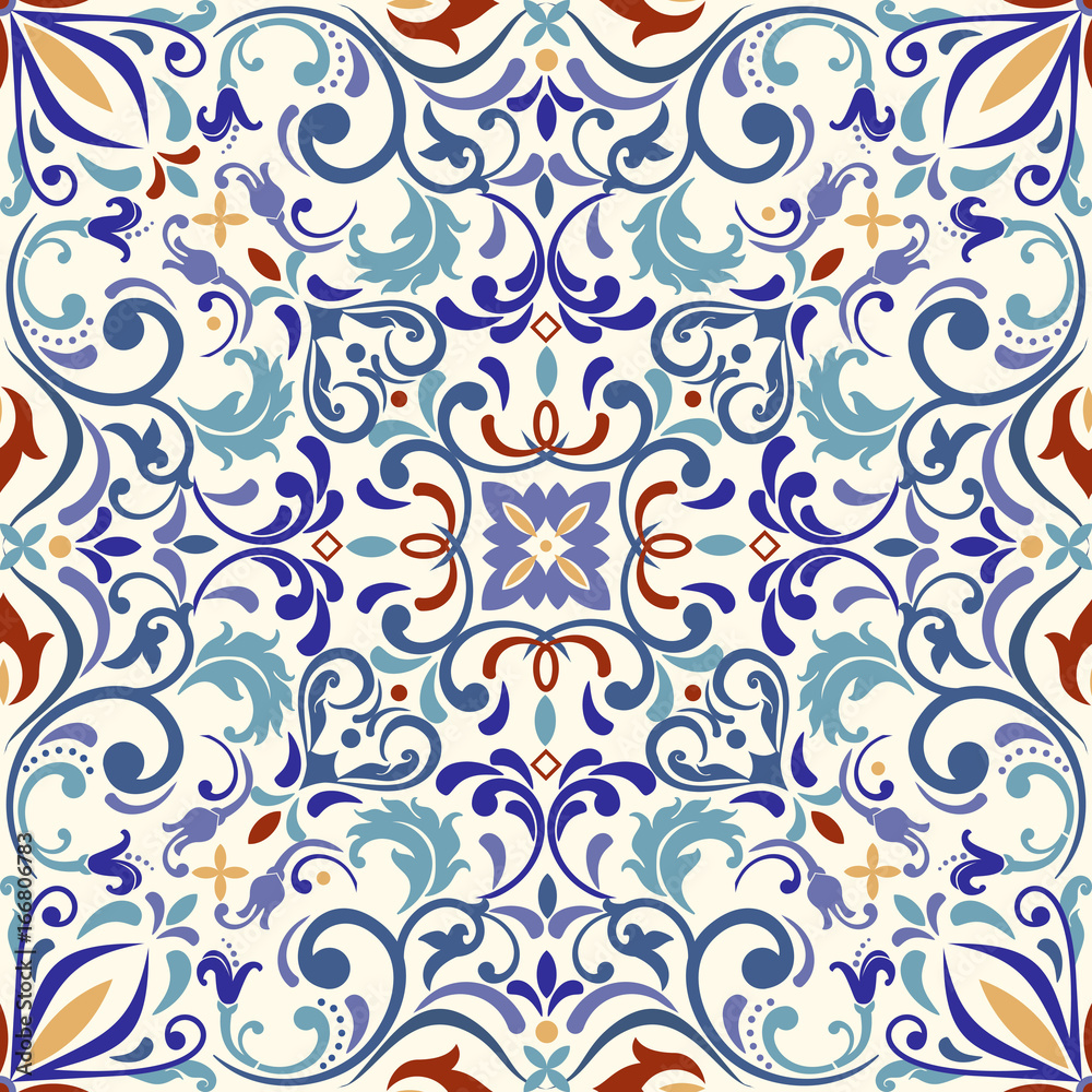 Seamless background from a floral ornament, Fashionable modern wallpaper, tiles or textile
Seamless background from a floral ornament, Fashionable modern wallpaper, tiles or textile
