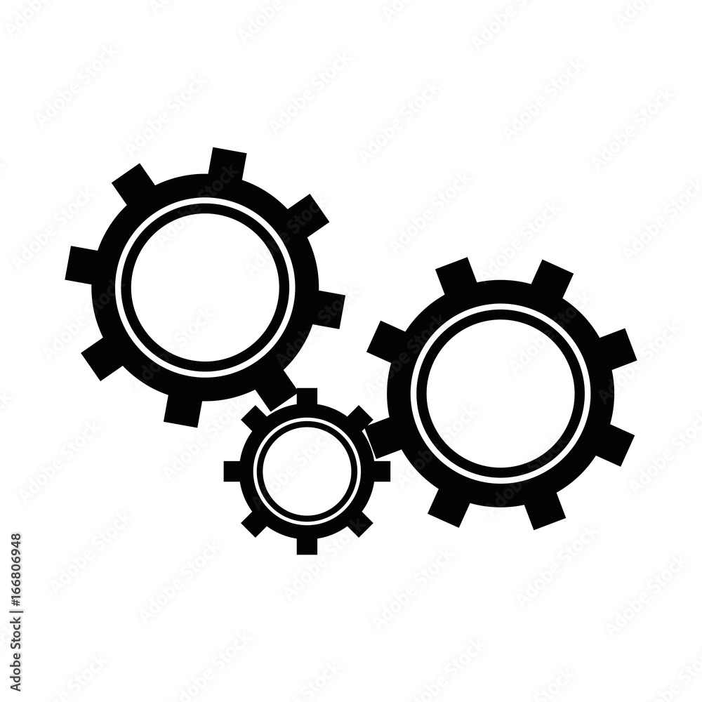 gears symbol concept of business team motion connection