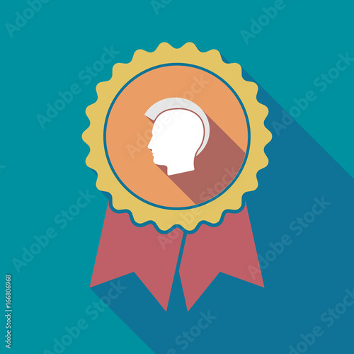 Long shadow badge with
