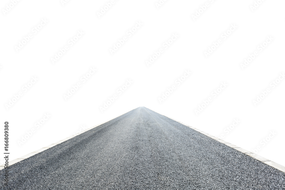 Asphalt road background texture on white background,front view Stock Photo  | Adobe Stock