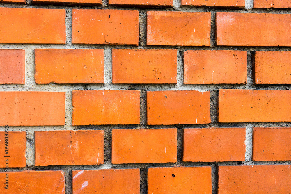 Obraz premium orange brick wall old building