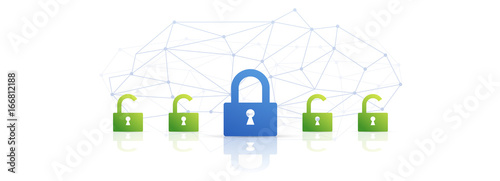 lucchetto, sicurezza, accesso, reti, internet