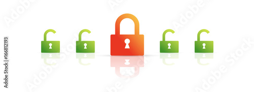 lucchetto, sicurezza, accesso, reti, internet