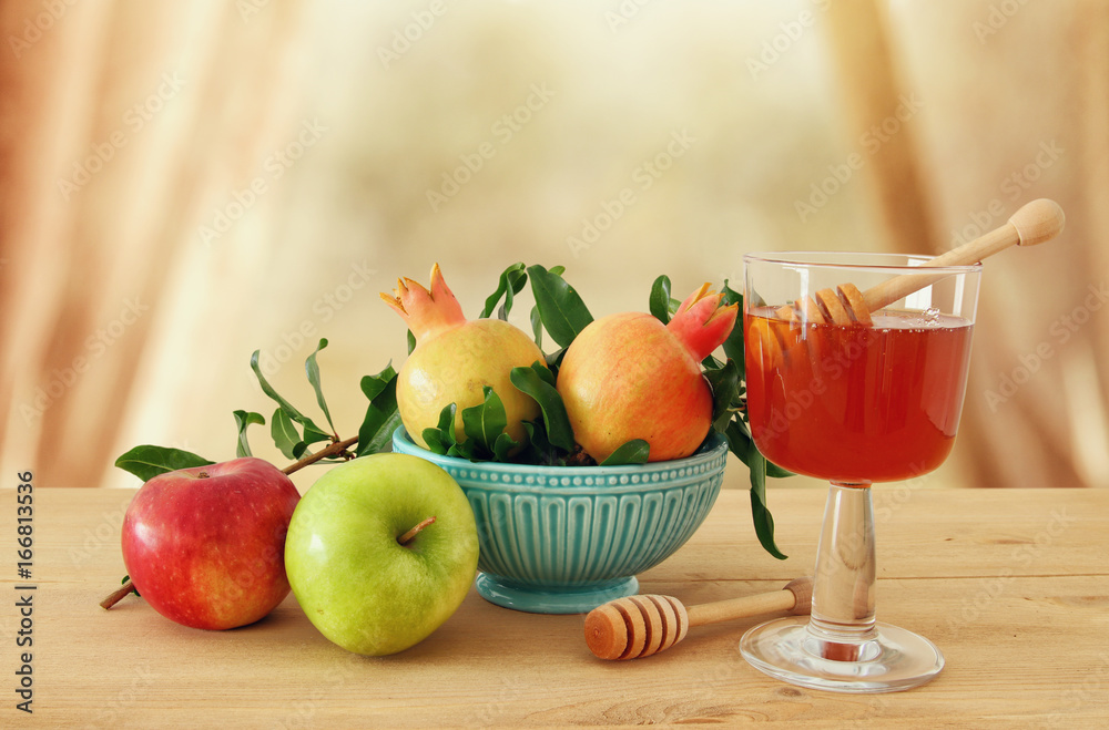 Rosh hashanah (jewish New Year holiday) concept Rosh hashanah (jewish New Year holiday) concept