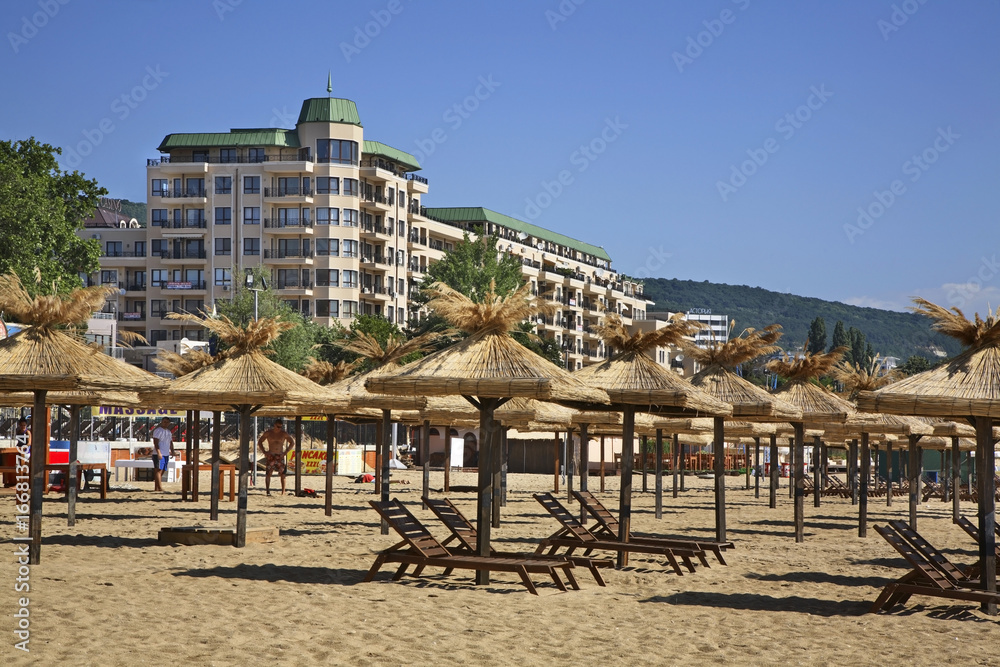 Beach in Golden Sands. Bulgaria