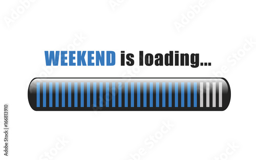 weekend is loading blau