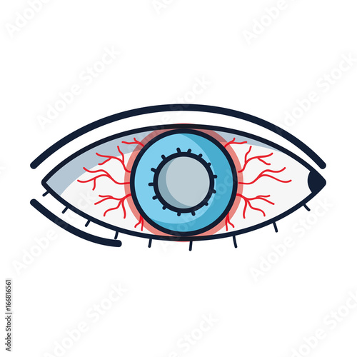 eyes with conjunctivitis sickness and infection