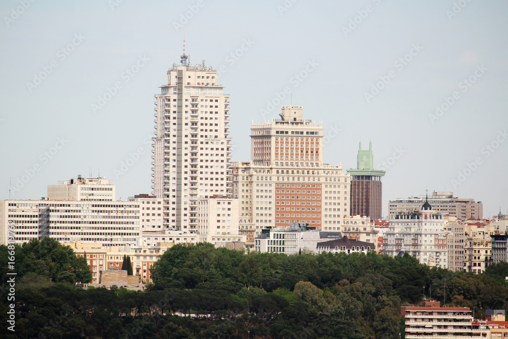 Madrid panorama, Spain