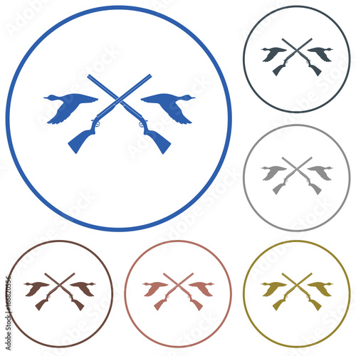 Hunting club logo icon