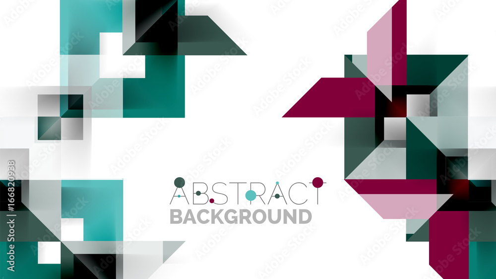 Business presentation geometric template Business presentation geometric template