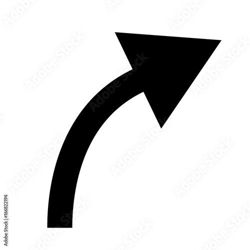 Black curved arrow