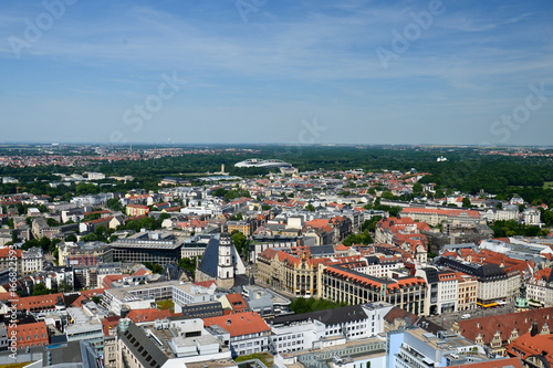 Blick über Leipzig