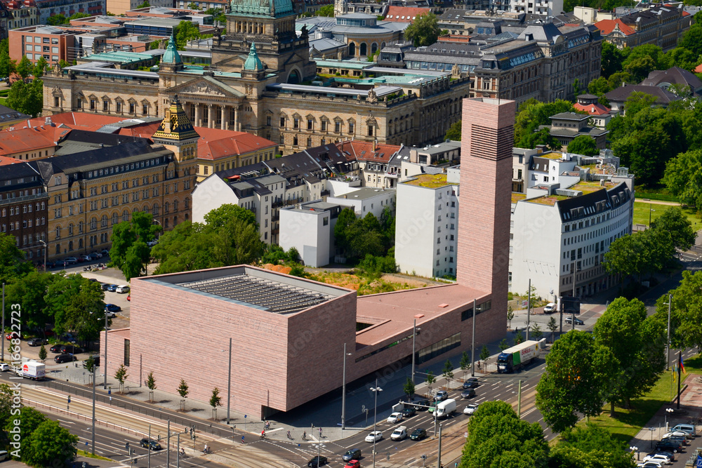 Blick über Leipzig