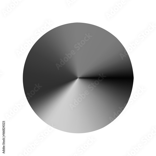 Abstract Metallic Circle