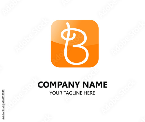 logo letter B inside square