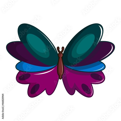 Butterfly demophoon icon, cartoon style © ylivdesign