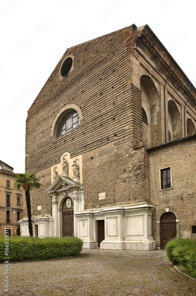 Basilica del Carmine in Padua. Italy