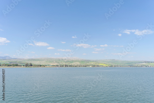 Israel, view of the Sea of Galilee