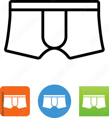 Mens Boxer Briefs Underwear Icon