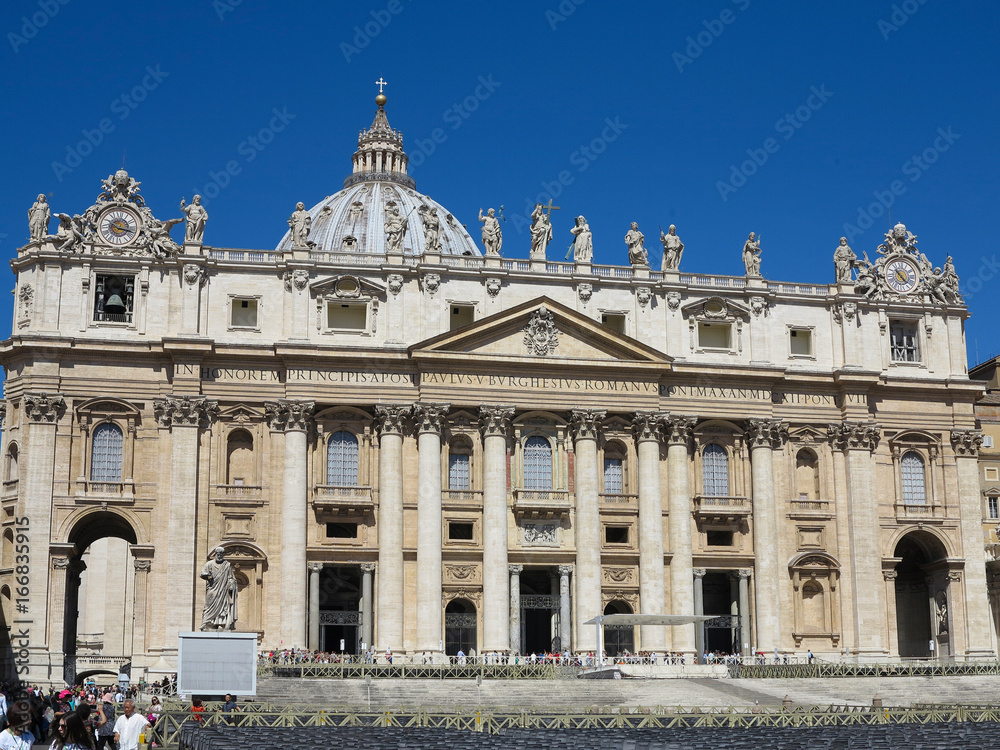 19.06.2017, Vatican city, Roma, Italy: Famous architecture of Saint Peter square