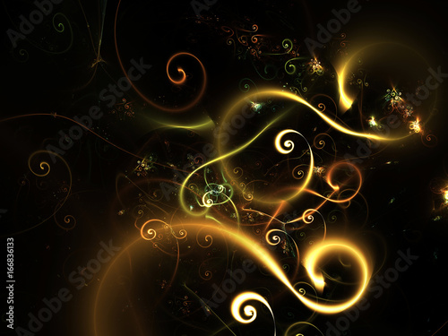 Abstract fractal background