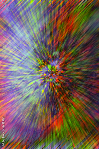 Background with explosion of colors