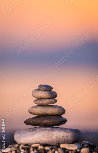 A stack of stones