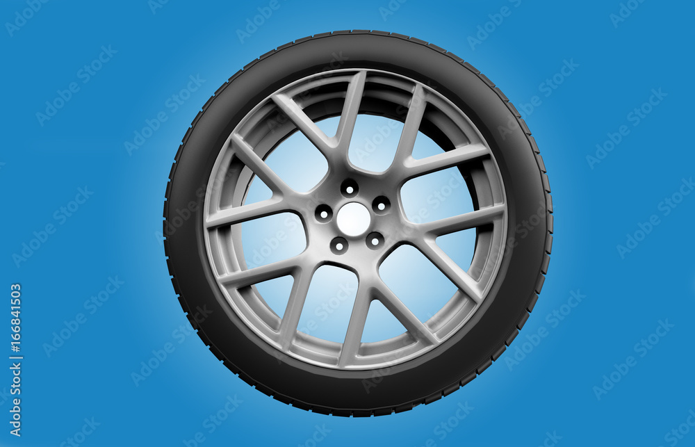 Obraz premium Modern Tyre isolated