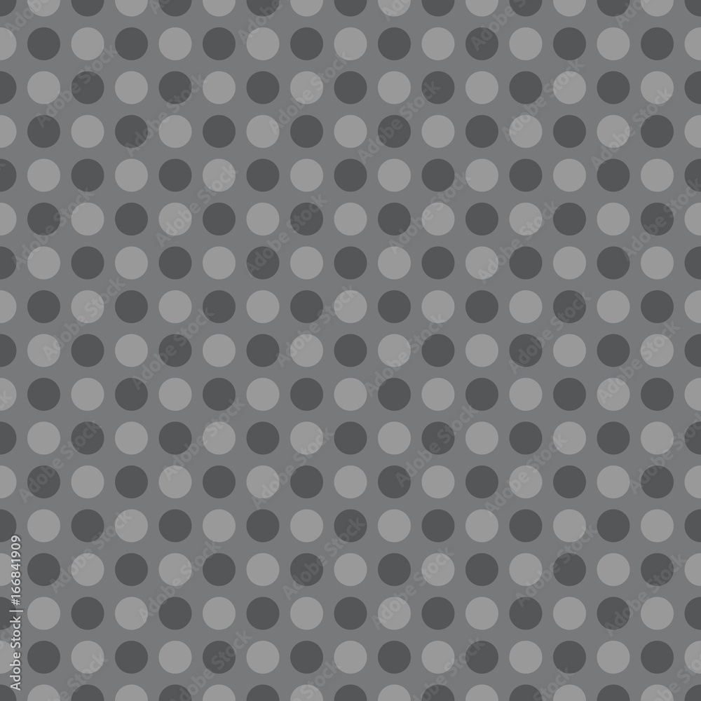 Seamless gray op art circles textile pattern vector Seamless gray op art circles textile pattern vector