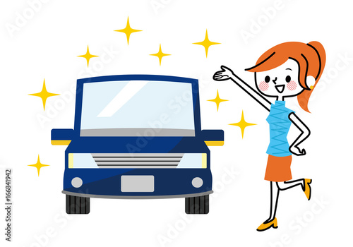 女性　マイカー