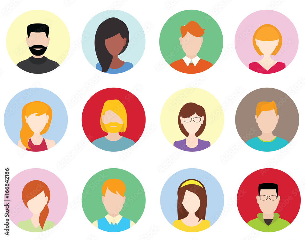 People icons set People icons set