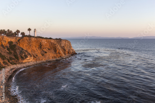 Dusk view of Point Vincente in Rancho Palos Verdes, California.