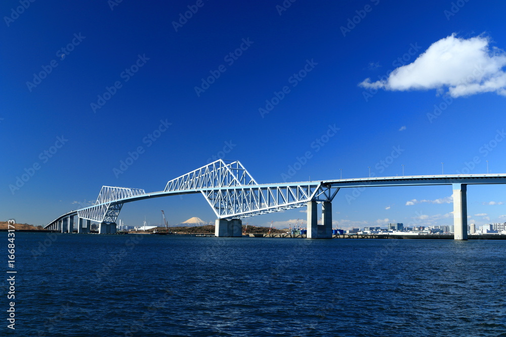 東京ゲートブリッジと青空