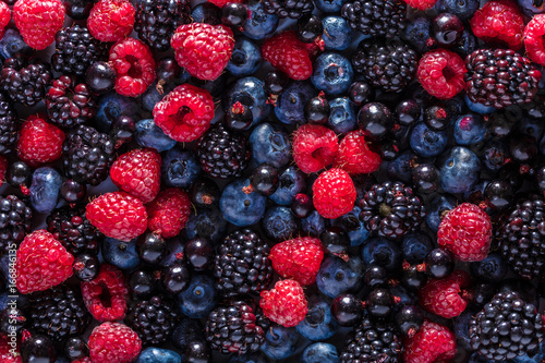 assorted fresh berries photo