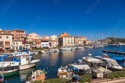 La Maddalena, Italy. Beautiful view of the boat port © Valery Rokhin