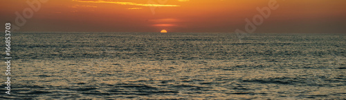 Fototapeta Naklejka Na Ścianę i Meble -  Sea Landscape,Sunset Background
