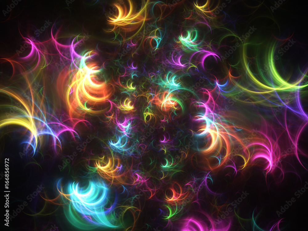 Abstract fractal background