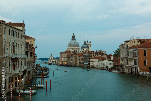 Grand Canal in sunset time, Venice, Italy © Angelov
