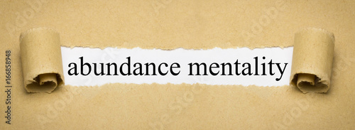 Obraz na płótnie abundance mentality