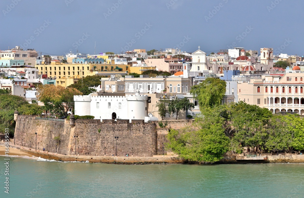 The architecture of Old San Juan, Puerto Rico