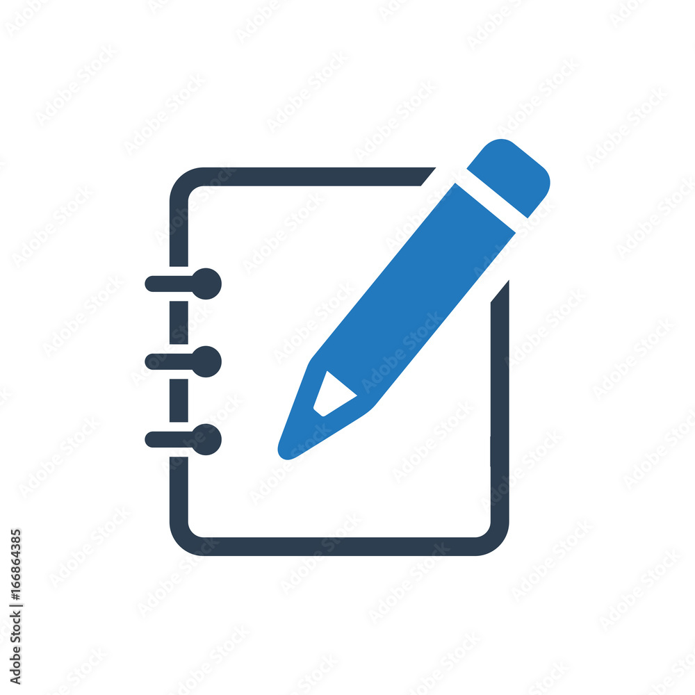 Fototapeta premium Write Note Icon
