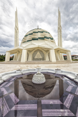 Isnanbul, Uskudar July 18, 2017; Marmara University Theology Mosque Istanbul, Turkey photo