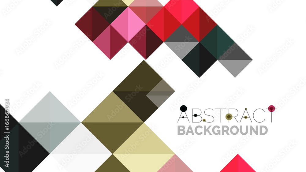 Modern geometric presentation background