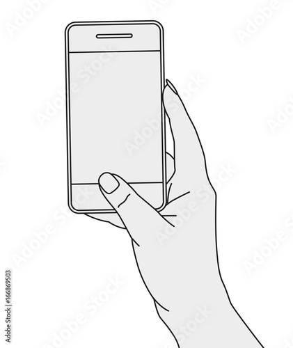 Hand Shooting Phone