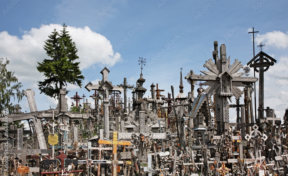 Hill of Crosses near Siauliai. Lithuania Hill of Crosses near Siauliai. Lithuania