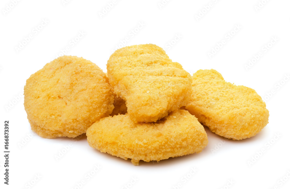 Instant food raw chicken nuggets ready for cooking Instant food raw chicken nuggets ready for cooking