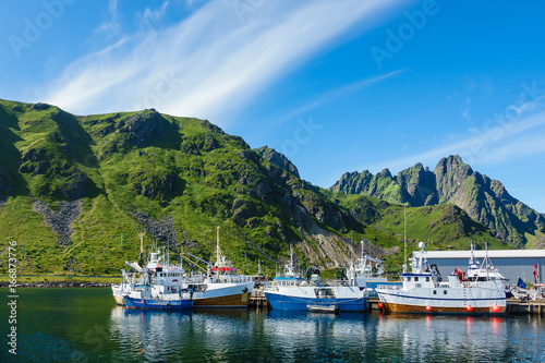 Ballstad auf den Lofoten in Norwegen