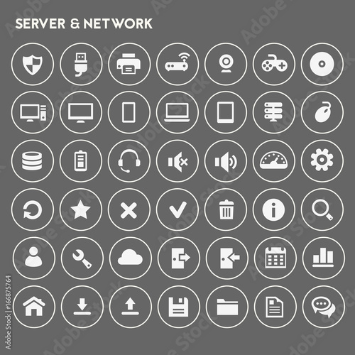 Big Computer Networks icon set