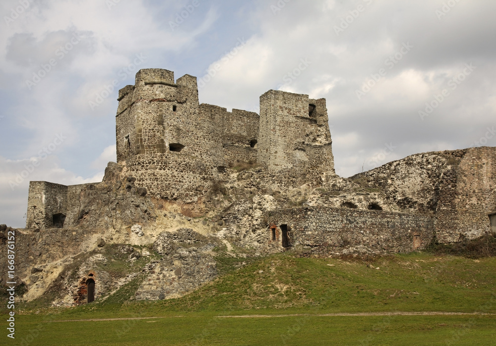 Ruins of castle in Levice. Slovakia